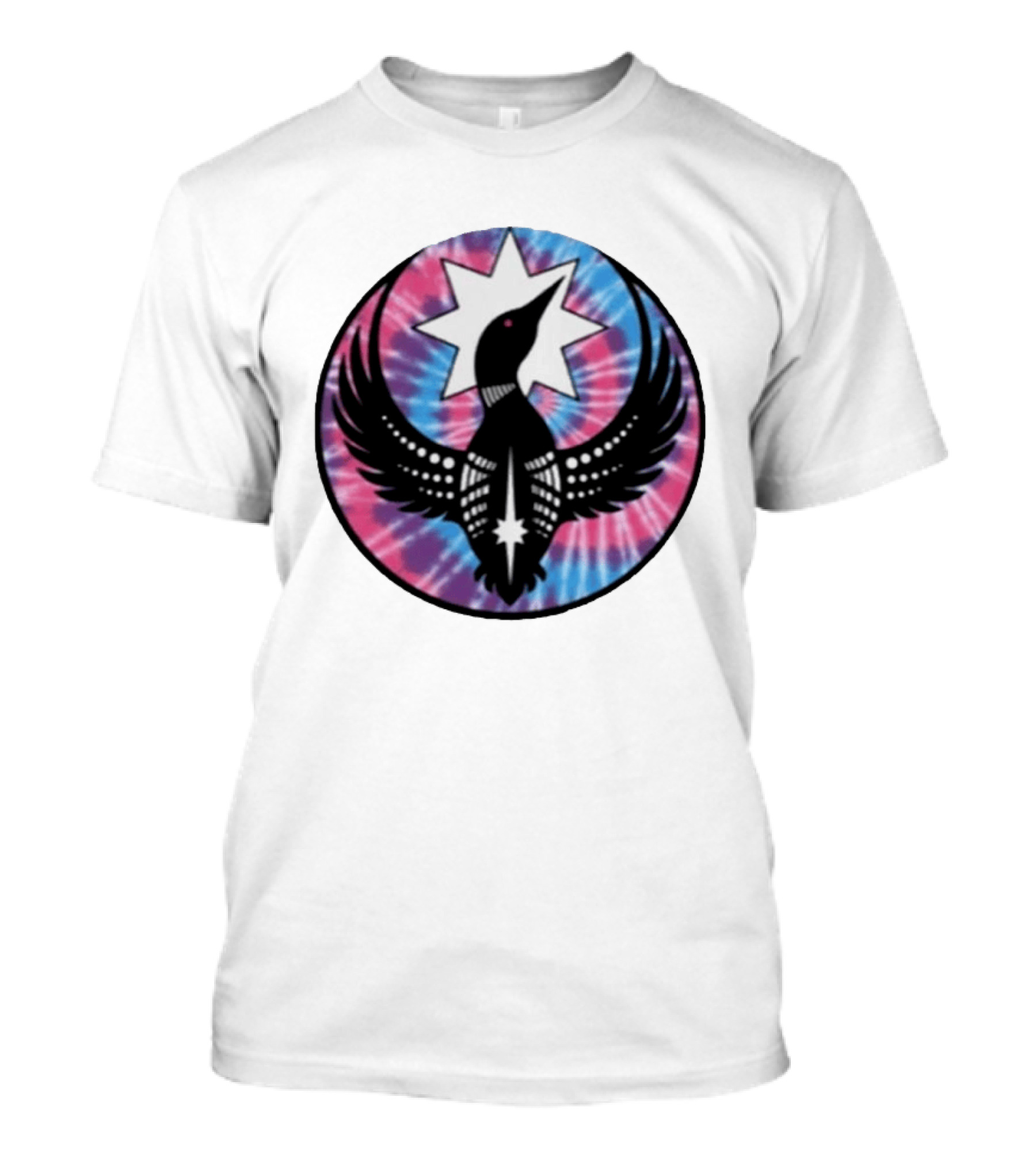 Rebel Alliance Loon Star Tie Dye Circle T-Shirt