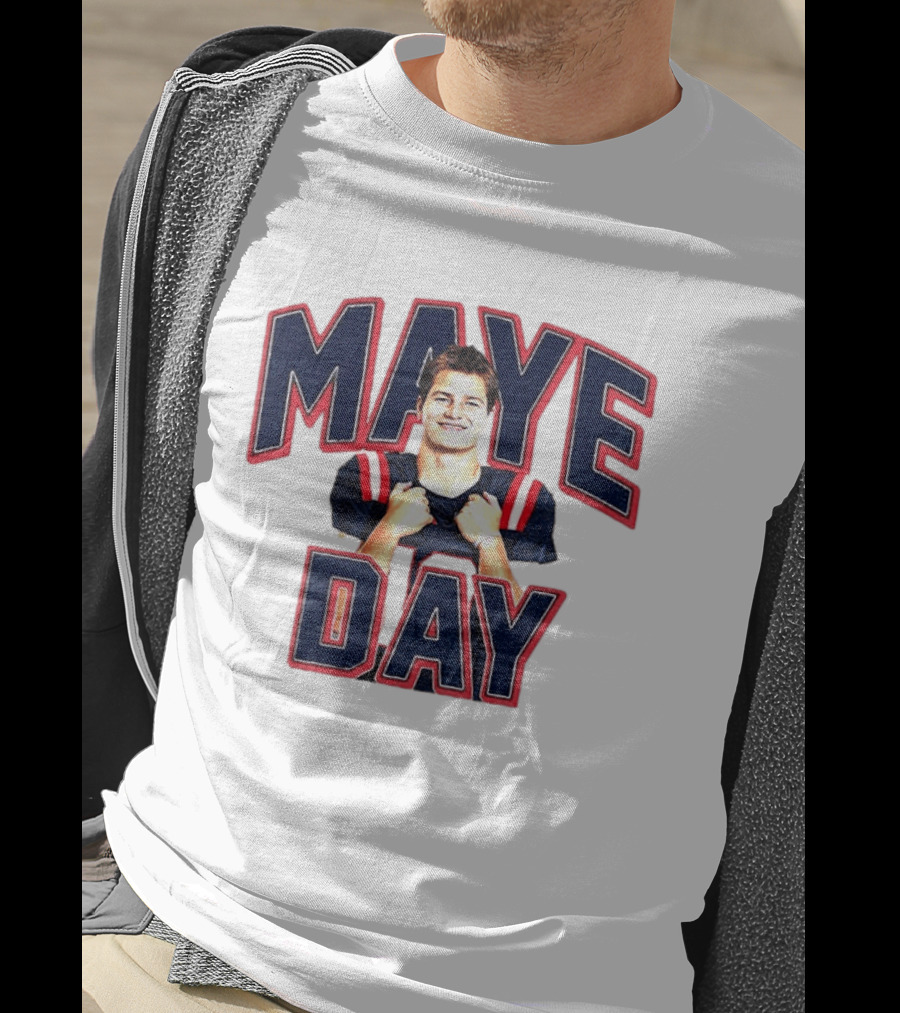 Maye Day Gay For Maye Drake Maye New England Patriots Football Player T-Shirt