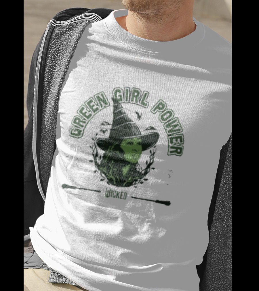 Wicked Green Girl Power Witch T-Shirt