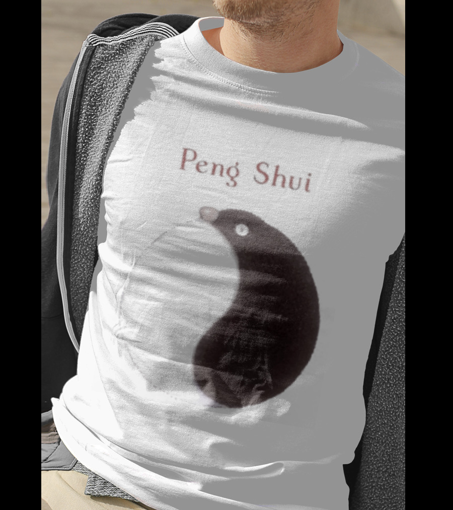 Peng Shui Yin Yang Symbol Smoke T-Shirt