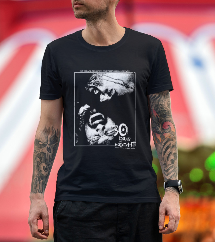 30 Days Of Night No Escape No Hope Only Hunger And Pain Graphic Novel Horror T-Shirt