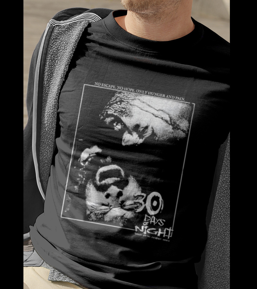 30 Days Of Night No Escape No Hope Only Hunger And Pain Graphic Novel Horror T-Shirt