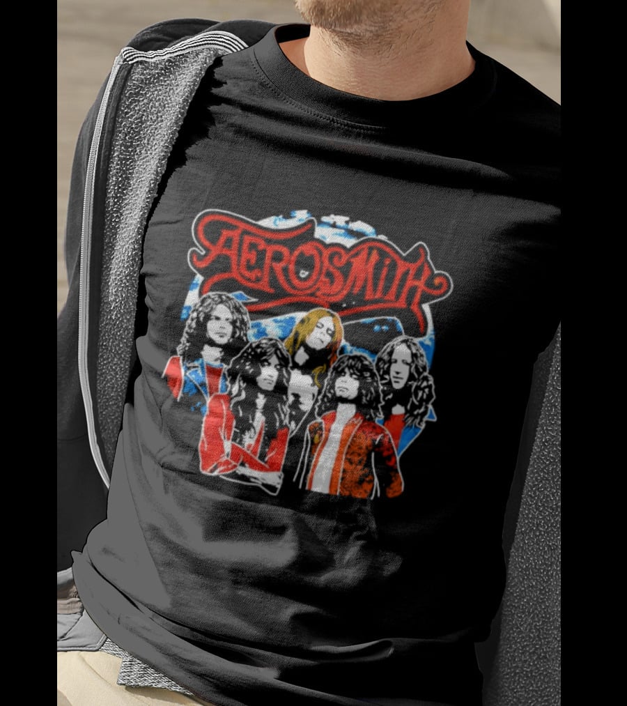 Aerosmith Band Vintage Art The Legendary Debut T-Shirt
