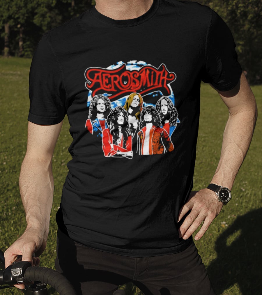 Aerosmith Band Vintage Art The Legendary Debut T-Shirt