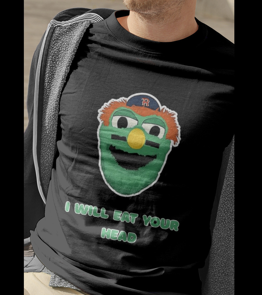 Boston Red Sox Wally Mascot I Will Eat Your Head T-Shirt