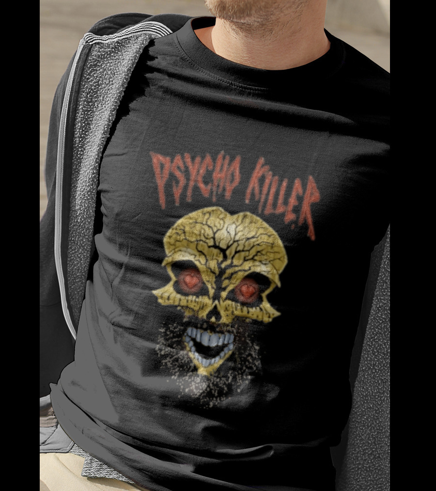 Tommaso Ciampa Psycho Killer Gold Skull With Hearts T-Shirt