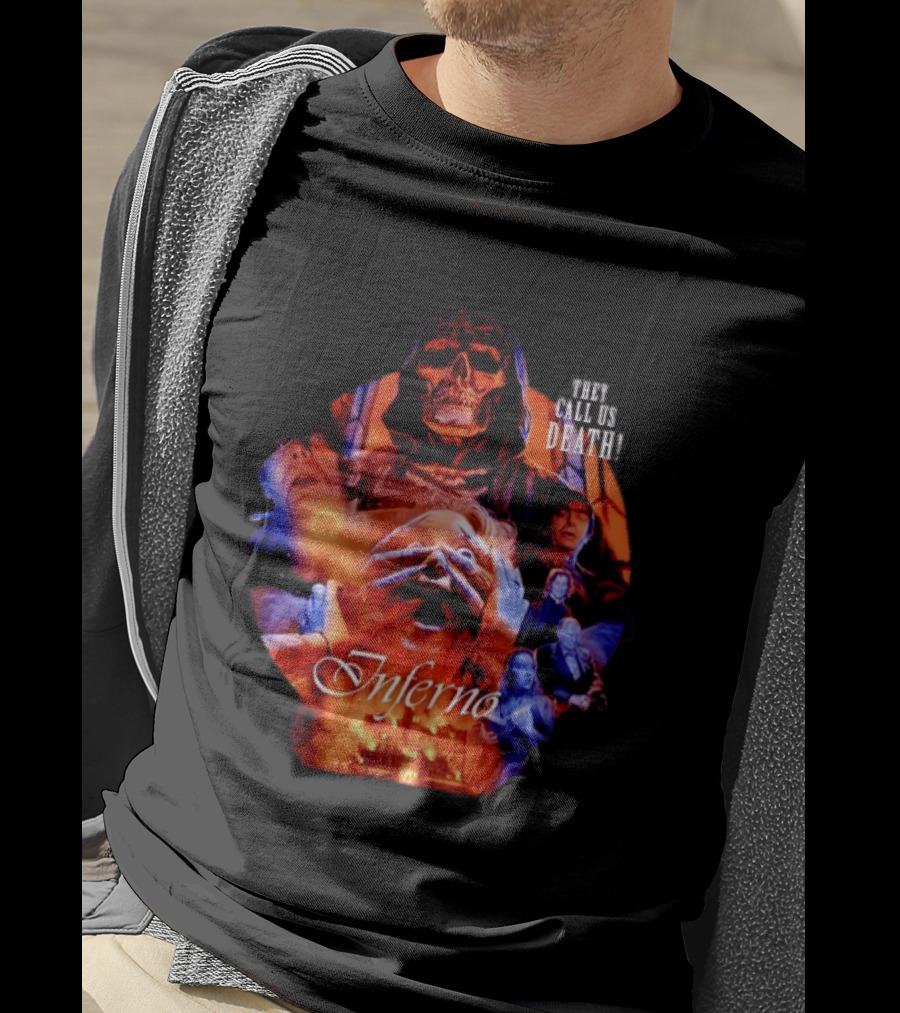 Dario Argento's Inferno They Call Us Death Horror Movie Collage T-Shirt
