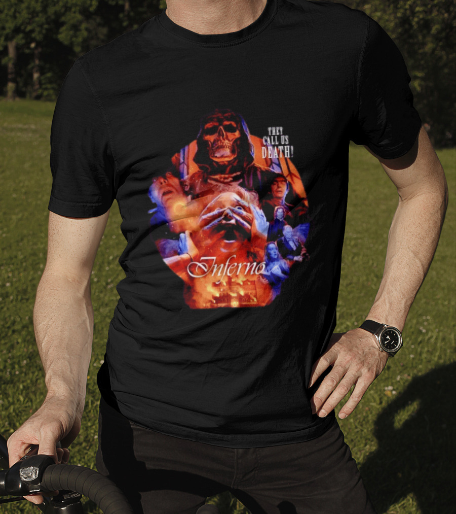 Dario Argento's Inferno They Call Us Death Horror Movie Collage T-Shirt