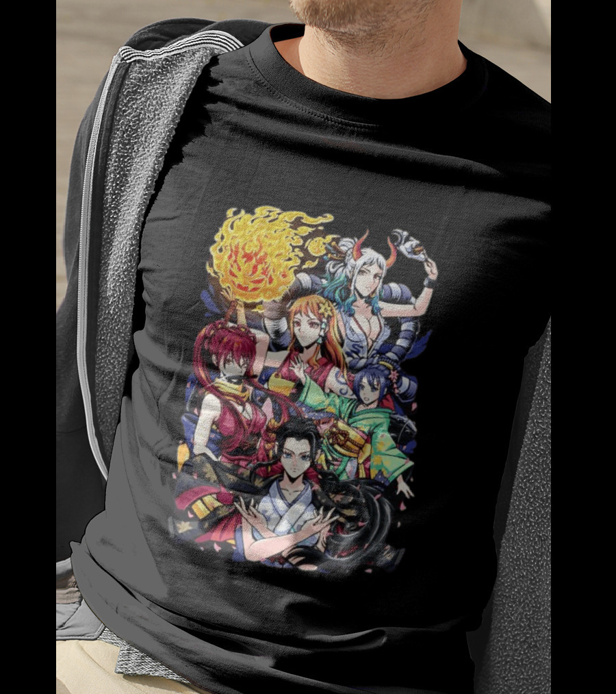Wano Country Arc One Piece Anime Female Characters Crimson Voyage T-Shirt