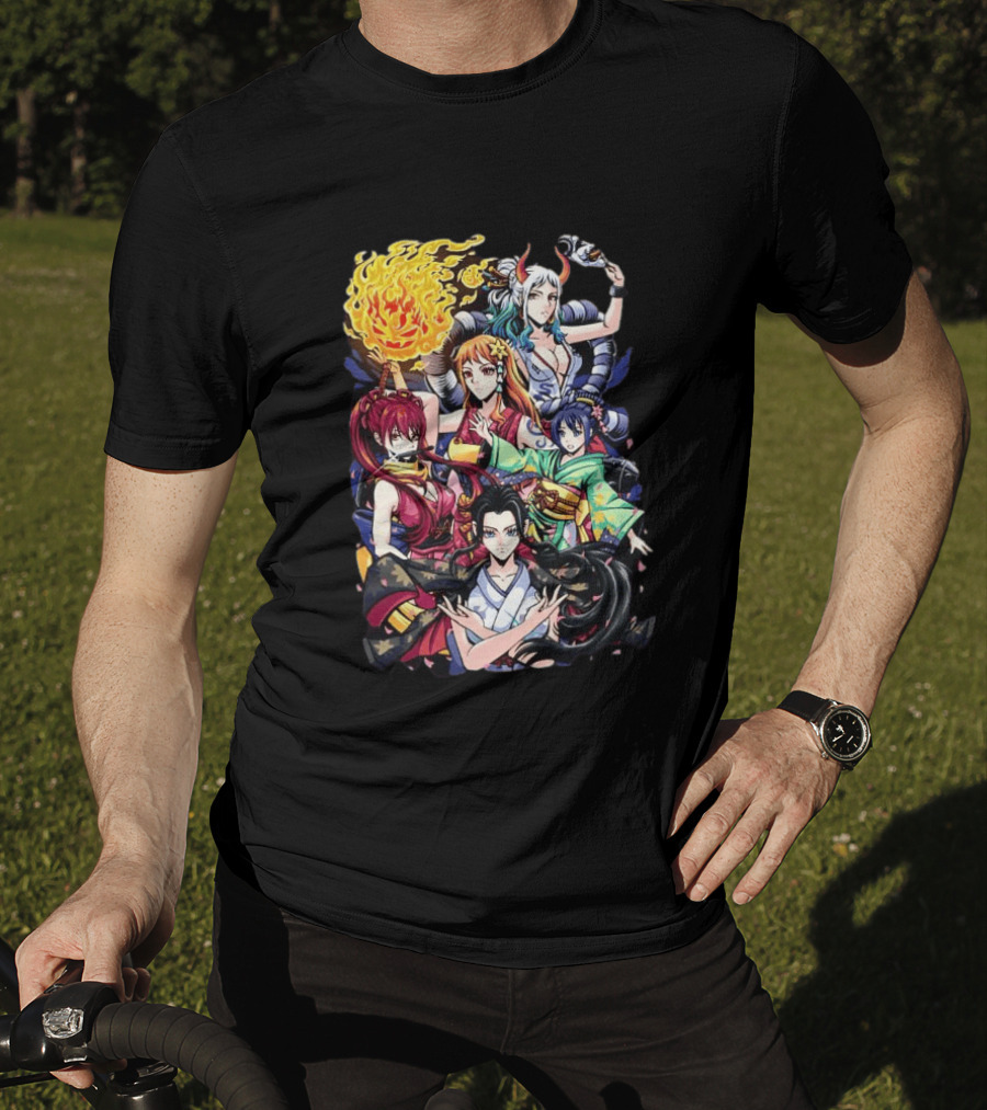 Wano Country Arc One Piece Anime Female Characters Crimson Voyage T-Shirt