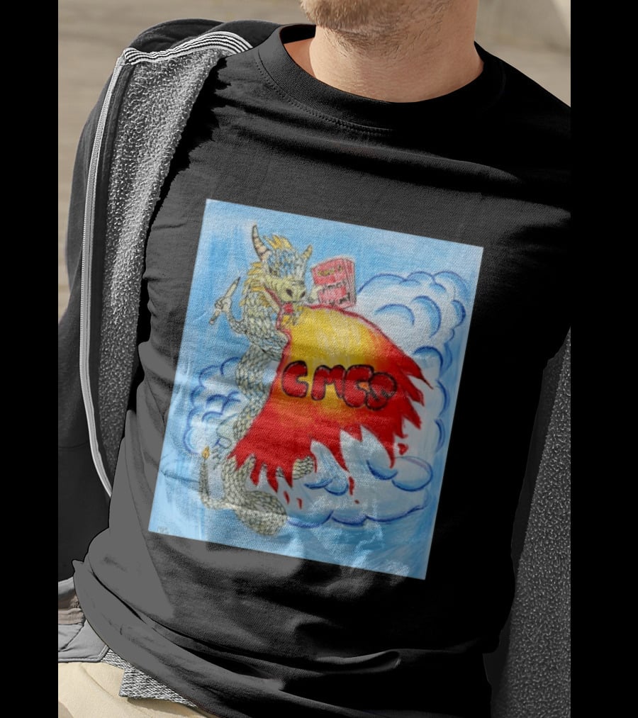 CMCS Yearbook Dragon 2026 Cloud Fire T-Shirt