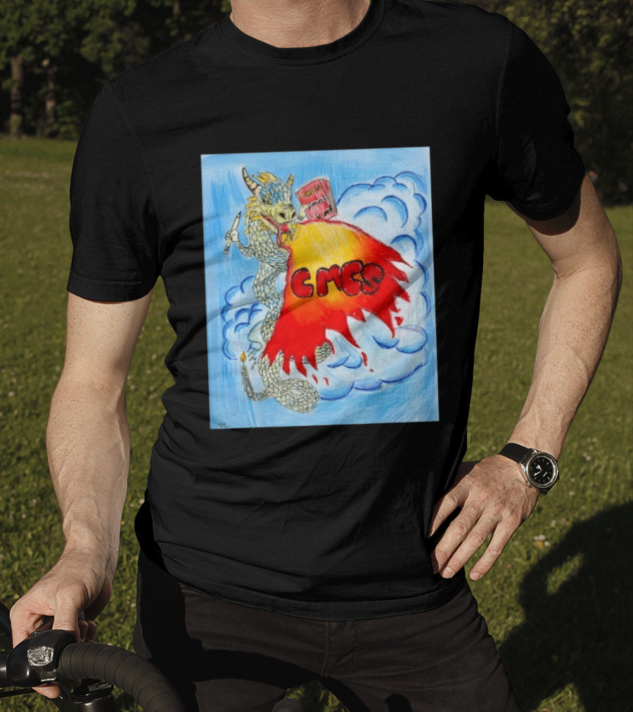 CMCS Yearbook Dragon 2026 Cloud Fire T-Shirt