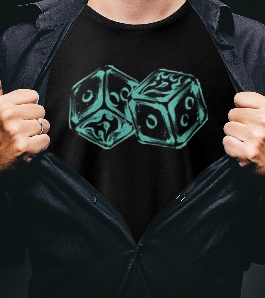 End In Pain Crown Of Lies Two Sides Dice T-Shirt