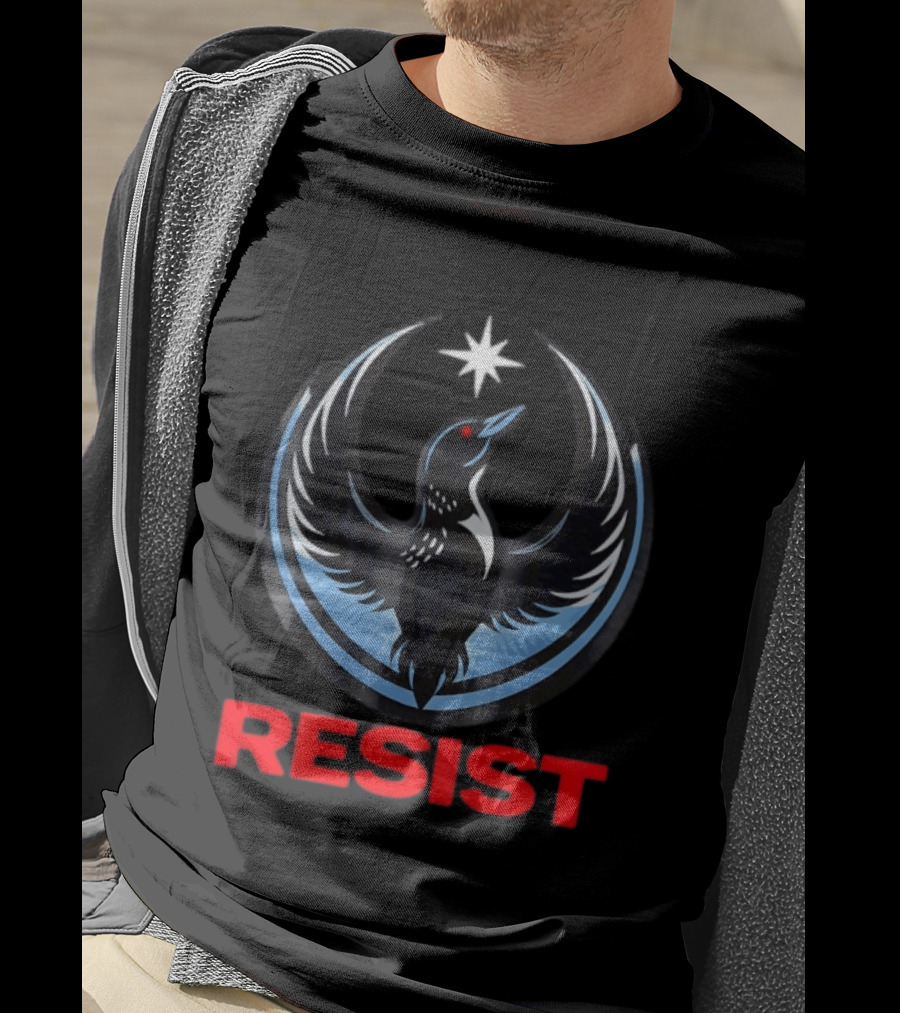 Minnesota Rebel Resist Loon Star T-Shirt