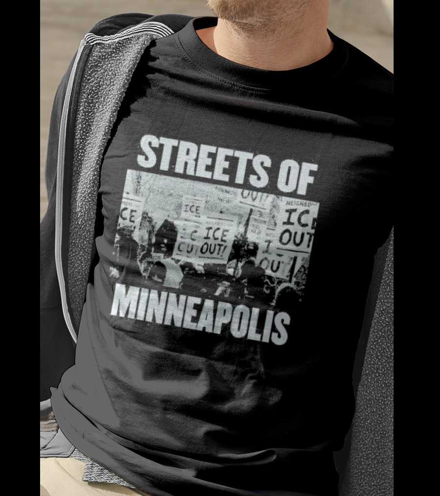 Streets Of Minneapolis Protest Signs And Crowd T-Shirt