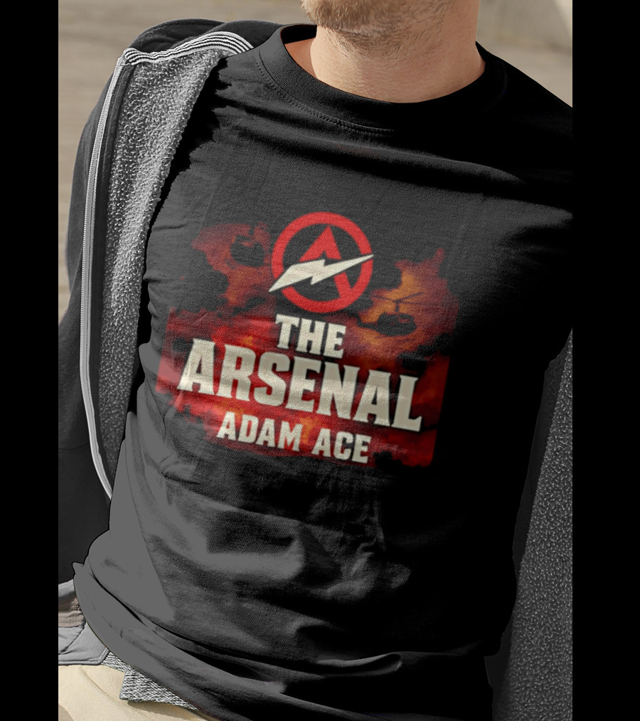 The Arsenal Adam Ace Helicopter Ride Adventure T-Shirt