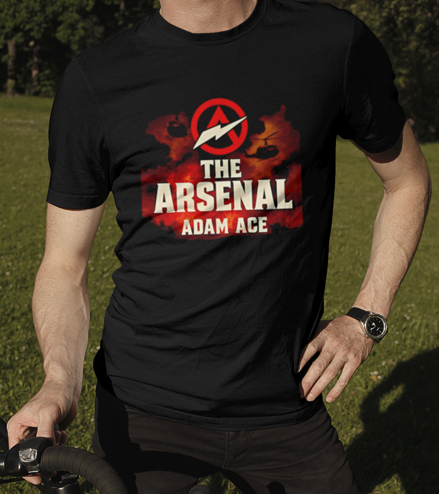 The Arsenal Adam Ace Helicopter Ride Adventure T-Shirt