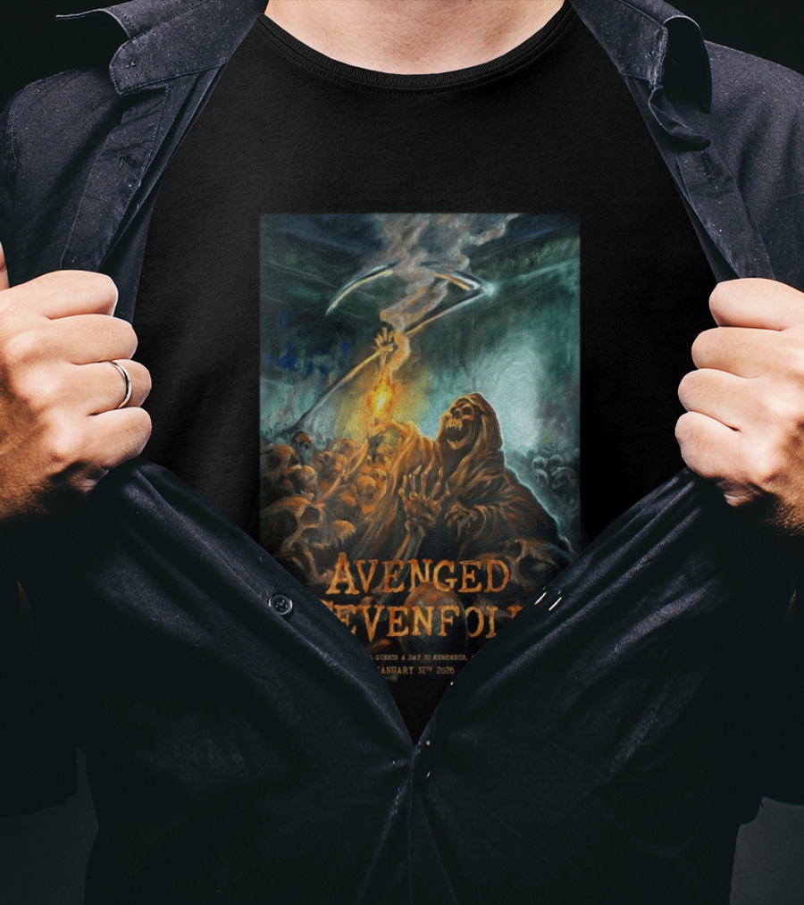 Avenged Sevenfold São Paulo January 31 2026 Allianz Parque Event T-Shirt