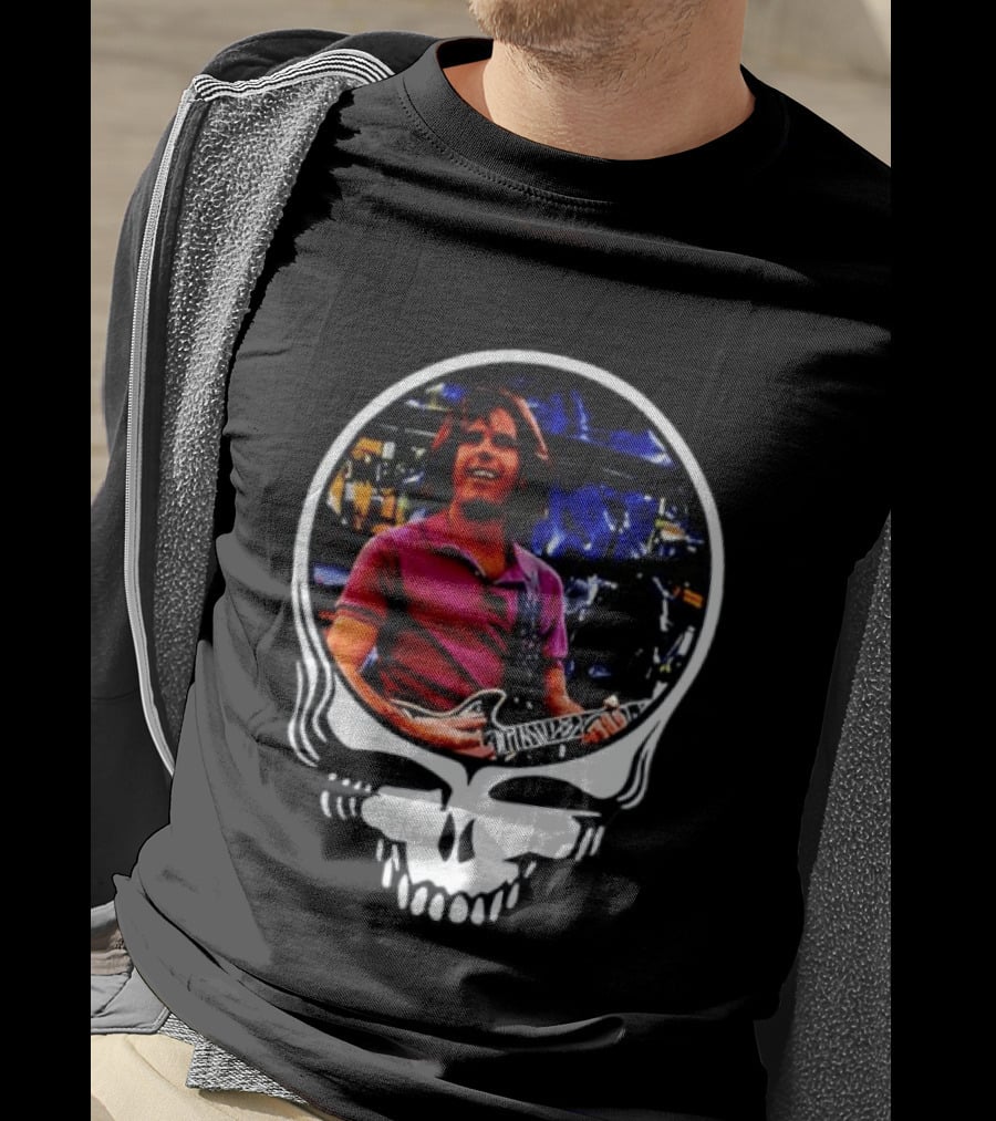 Bob Weir Grateful Dead Enjoying The Ride Skull T-Shirt