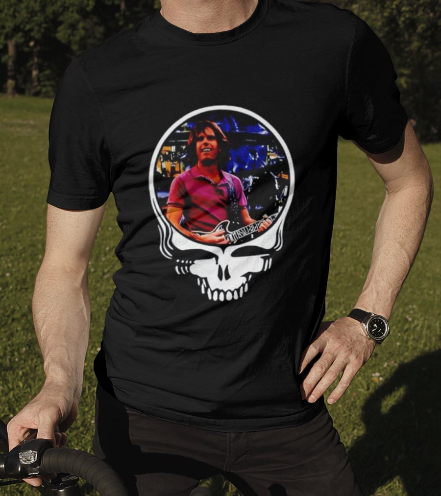 Bob Weir Grateful Dead Enjoying The Ride Skull T-Shirt