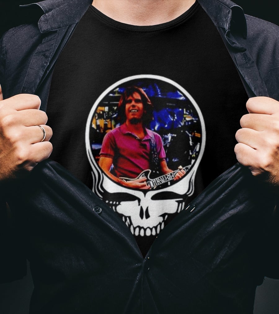 Bob Weir Grateful Dead Enjoying The Ride Skull T-Shirt