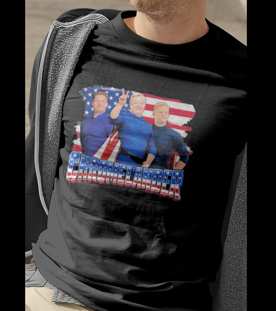 Chromelander Stars And Stripes Superheroes 3D T-Shirt