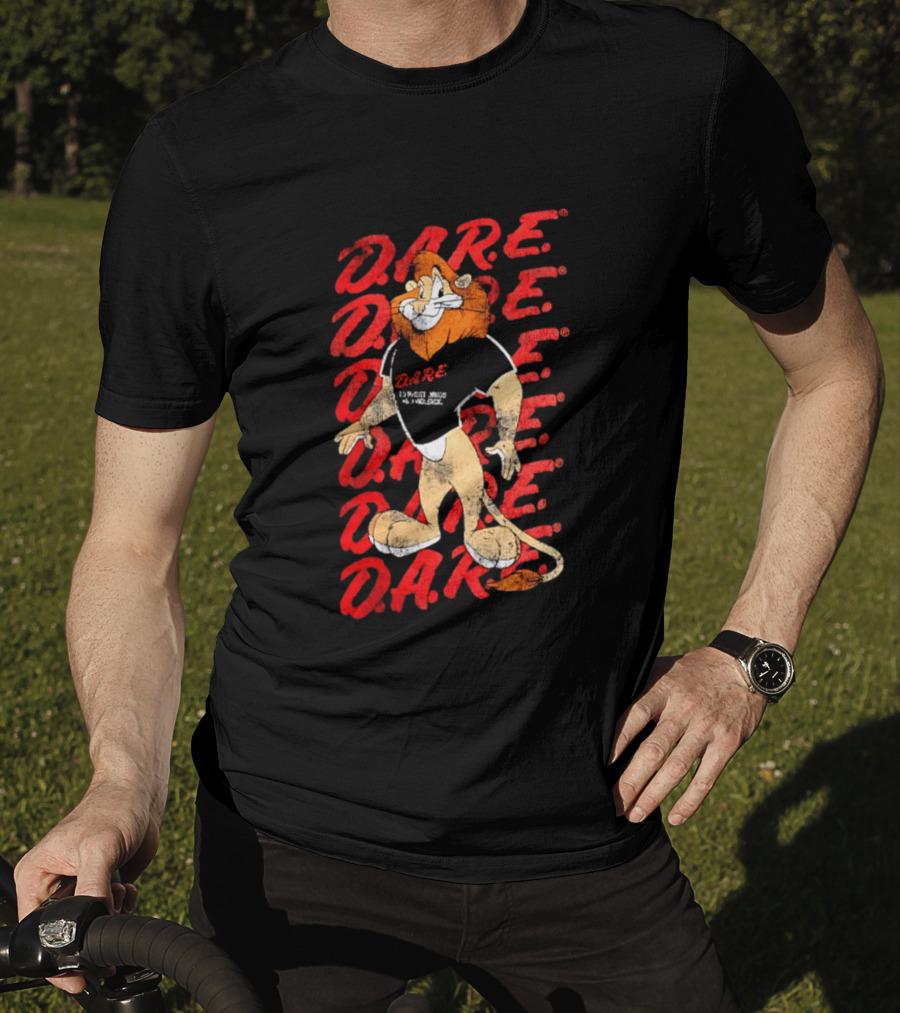 DARE To Resist Drugs And Violence Daren The Lion T-Shirt