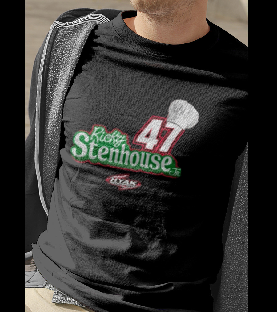 Ricky Stenhouse Jr 47 Chef Hat Hyak Chef Boyardee Racing T-Shirt