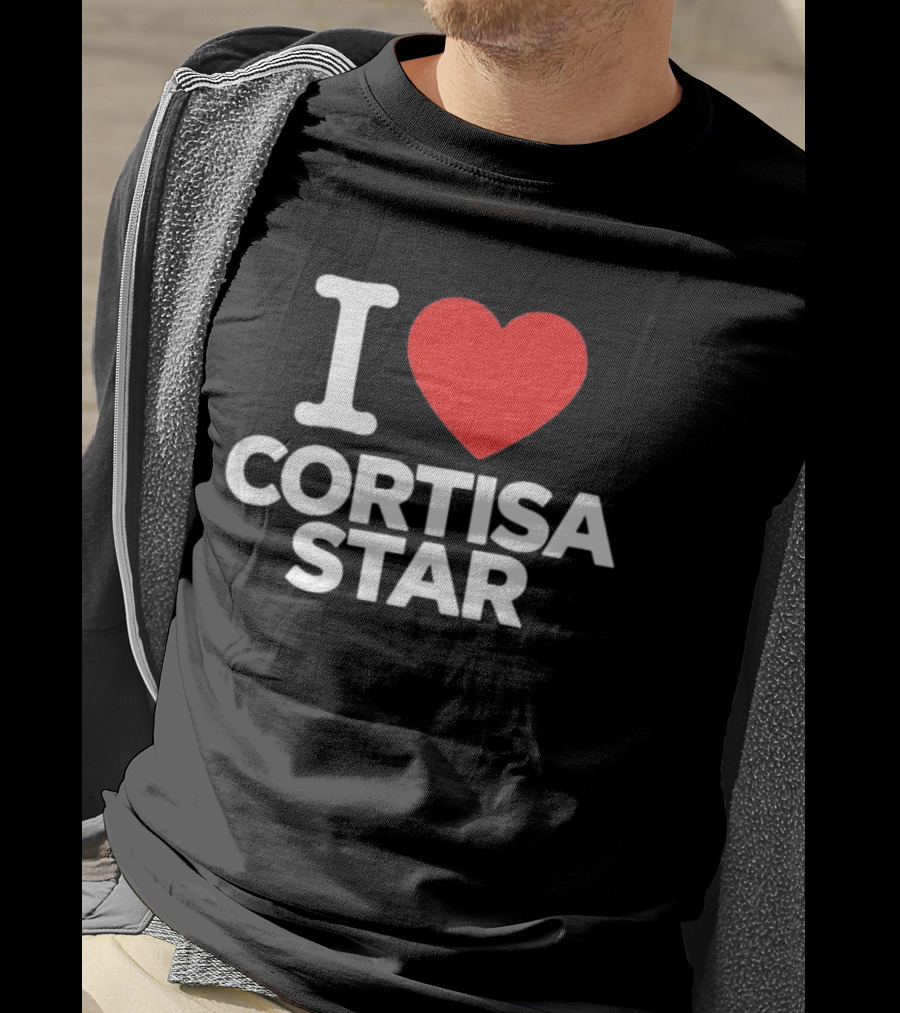 I Love Cortisa Star Heart T-Shirt