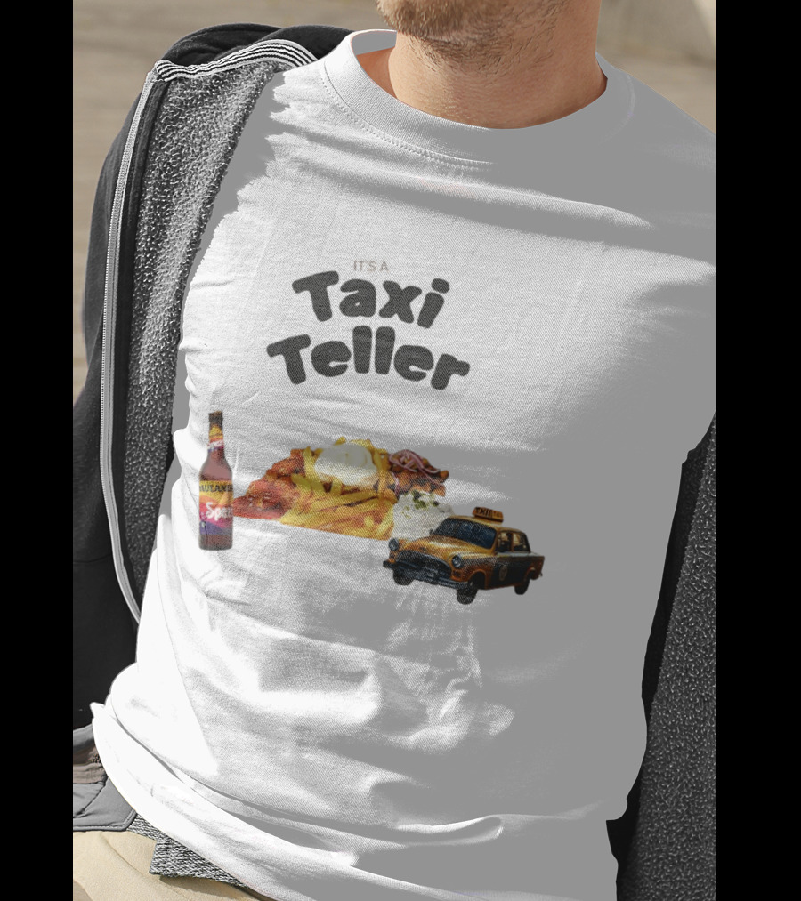 Kebab Fries Taxi Teller With Paulaner Spezi Car T-Shirt