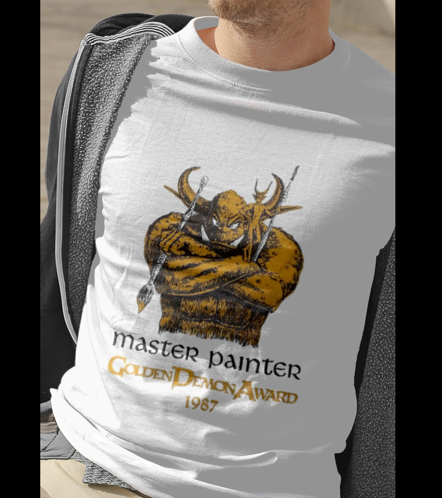 Master Painter Golden Demon Award 1987 Vintage Monster T-Shirt
