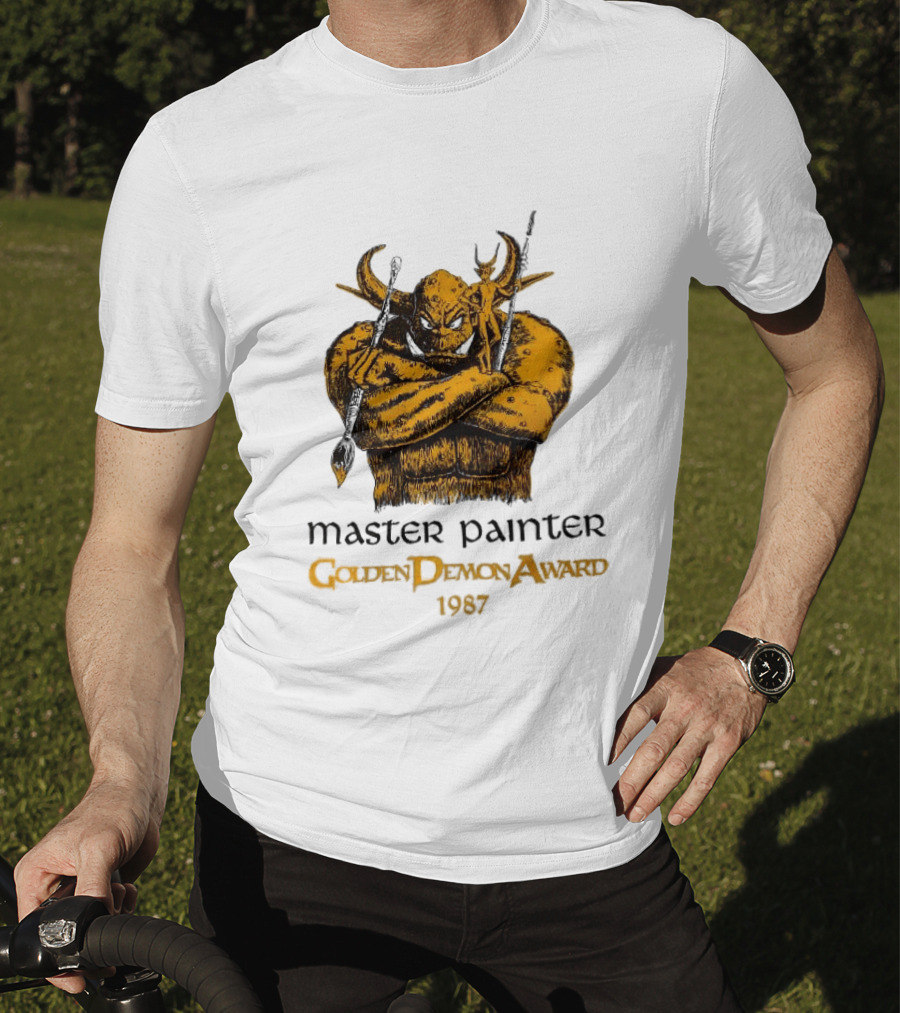 Master Painter Golden Demon Award 1987 Vintage Monster T-Shirt