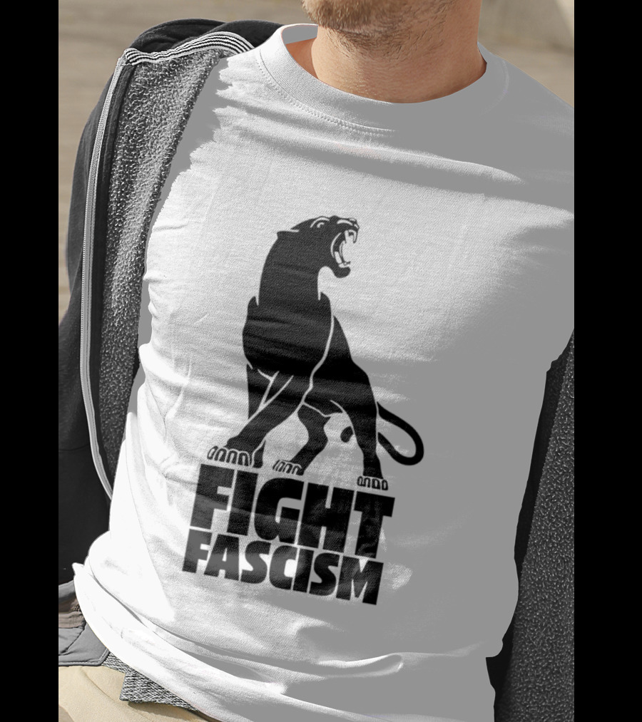 Fight Fascism Panther Roar Black Power Movement T-Shirt