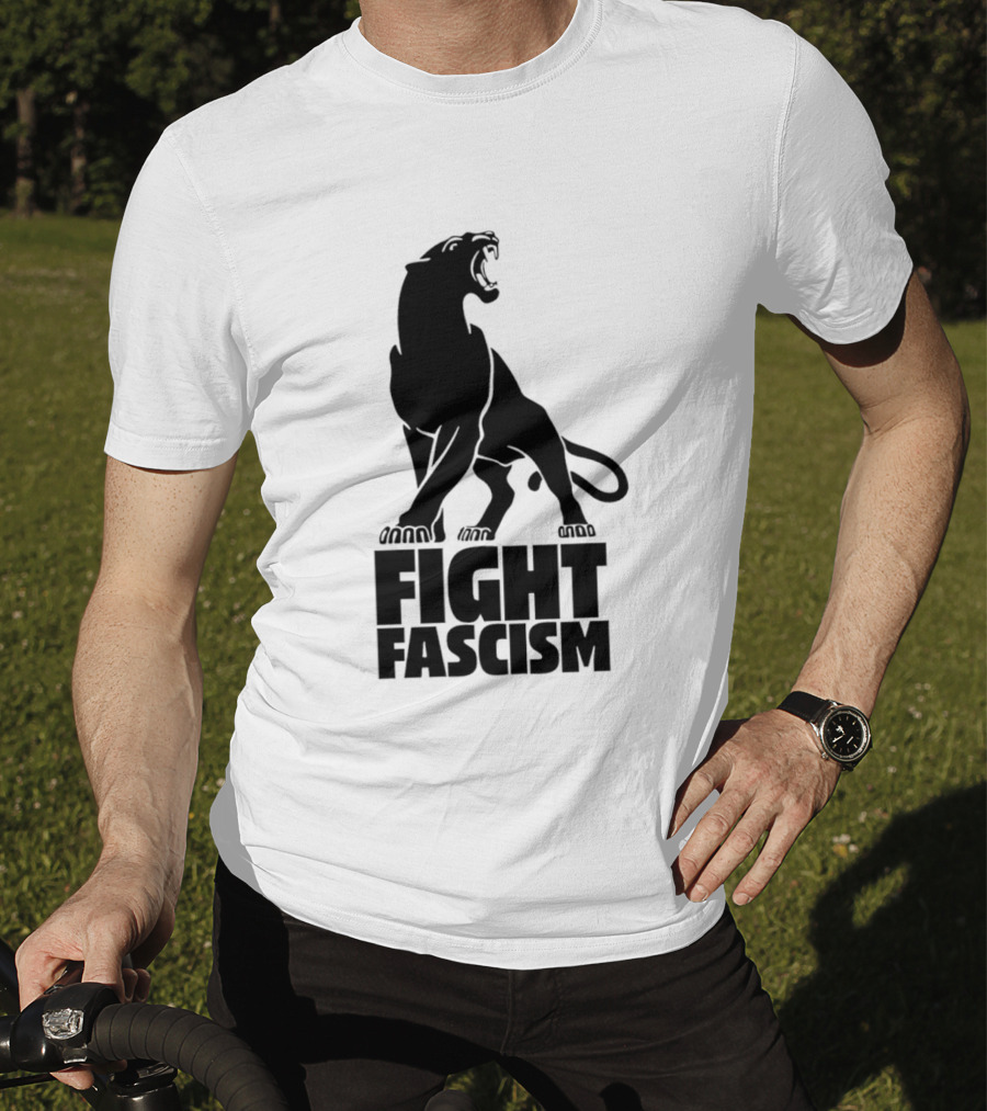Fight Fascism Panther Roar Black Power Movement T-Shirt