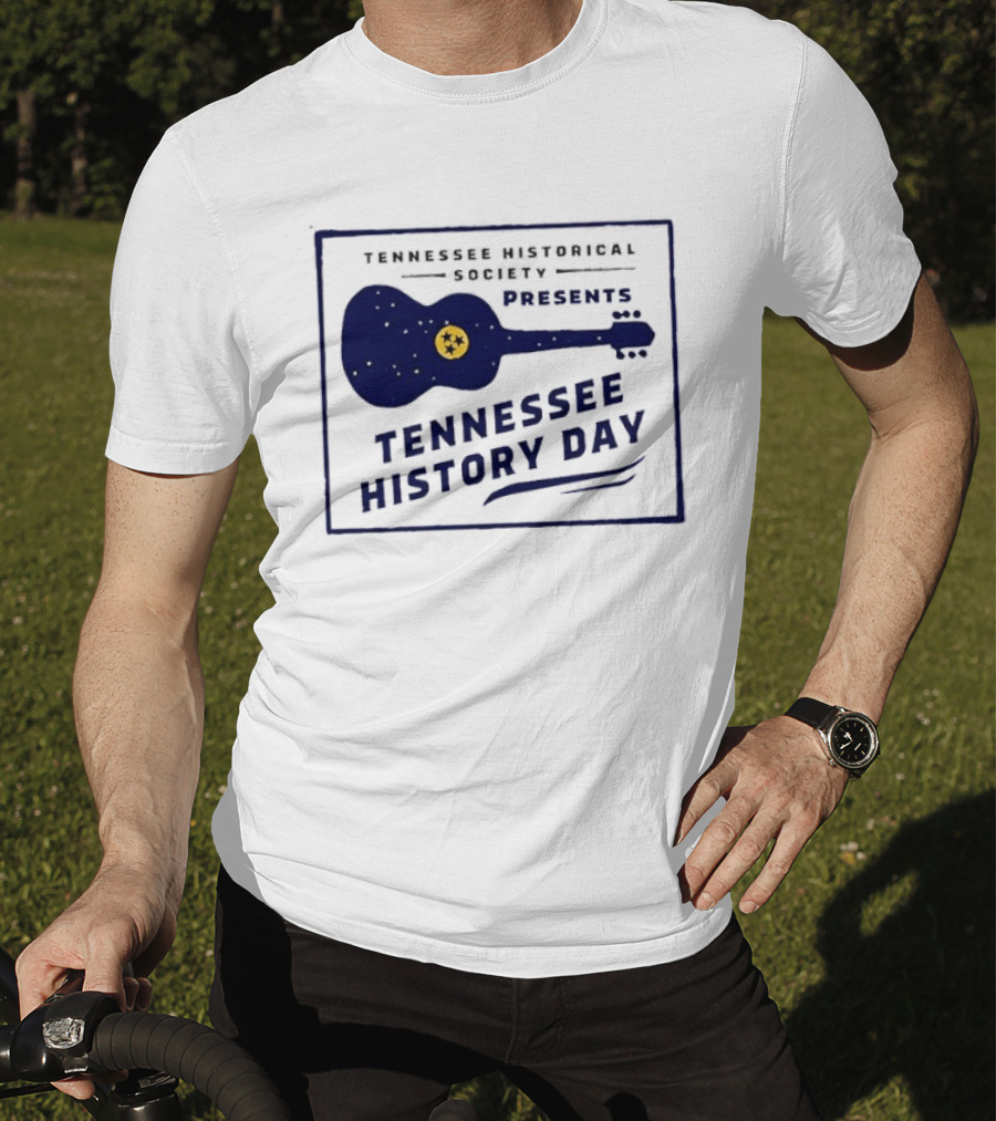Tennessee Historical Society Presents Tennessee History Day Guitar T-Shirt