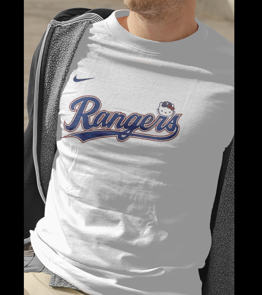 Texas Rangers Hello Kitty Collaboration Nike Rangers T-Shirt