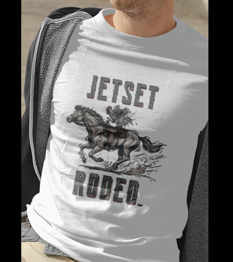Jetset Rodeo Ride It Cowboy Horse Adventure T-Shirt