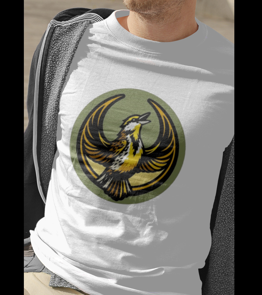 Western Meadowlark Rebel Alliance Icon Star Wars Symbol Bird Motif T-Shirt