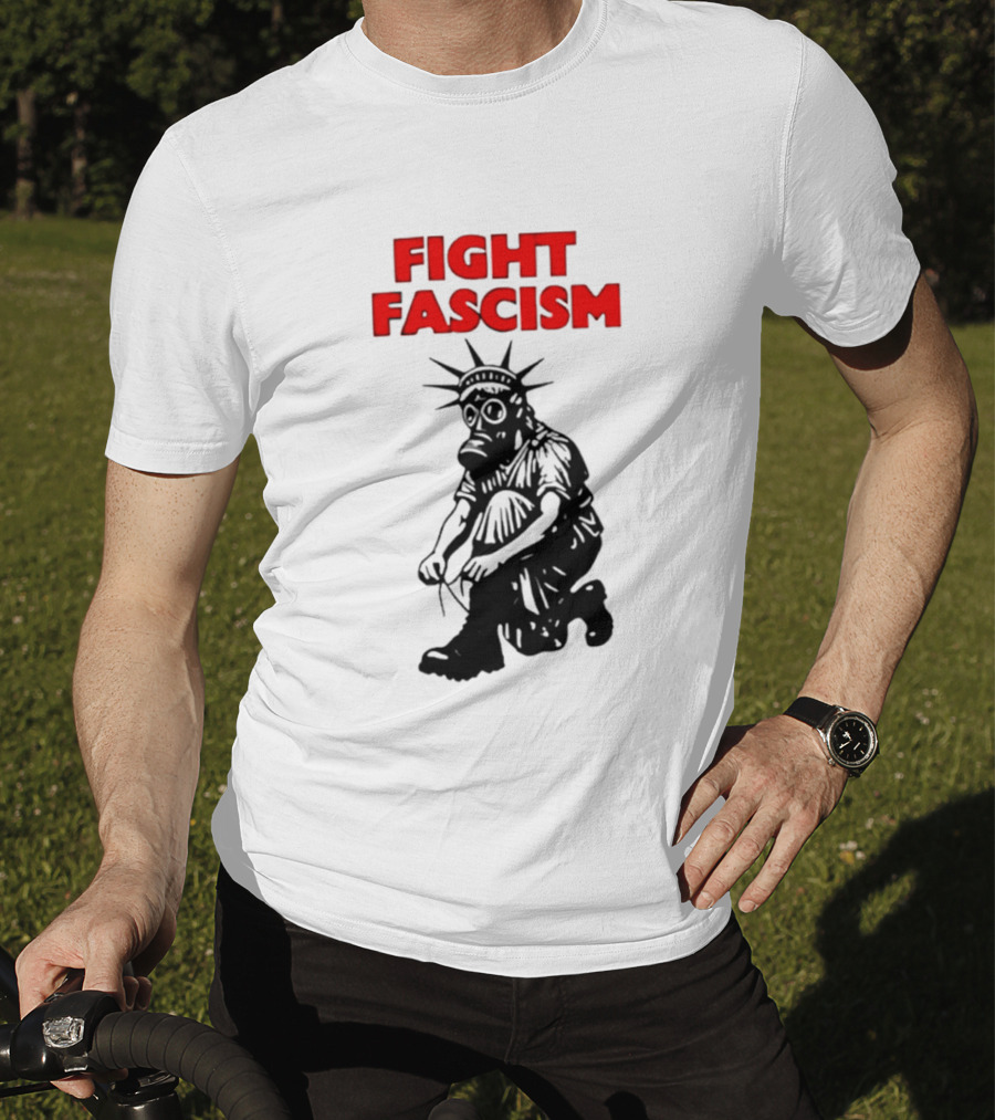 Fight Fascism Liberty Not Fascism Abolish ICE T-Shirt