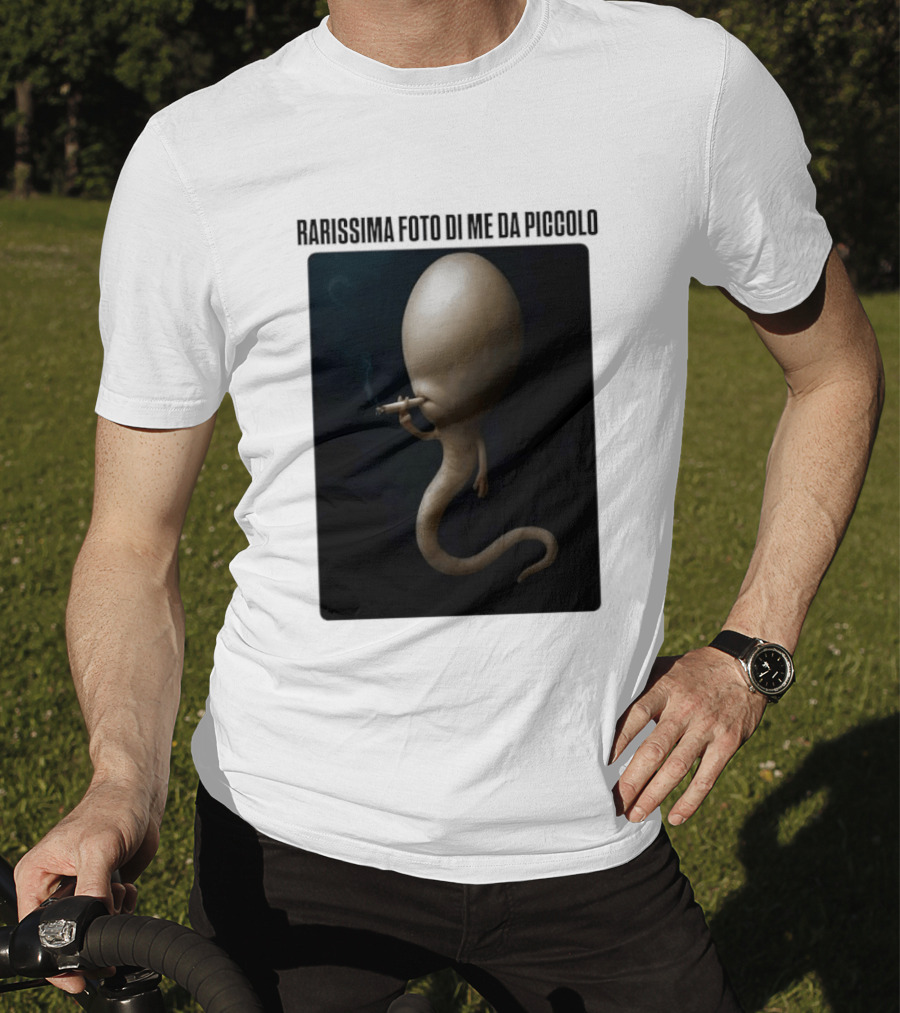 Rarissima Foto Di Me Da Piccolo Alieno Iconico Comico Divertente T-Shirt