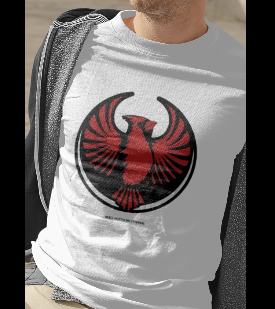 Rebel Northern Cardinal Alliance Heavyweight Bird T-Shirt