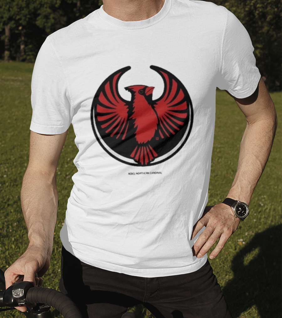 Rebel Northern Cardinal Alliance Heavyweight Bird T-Shirt