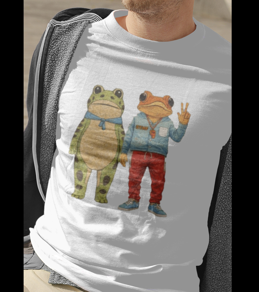 Sapo Concho Portland Frog Amigos Anti ICE Vibrant Cartoon T-Shirt