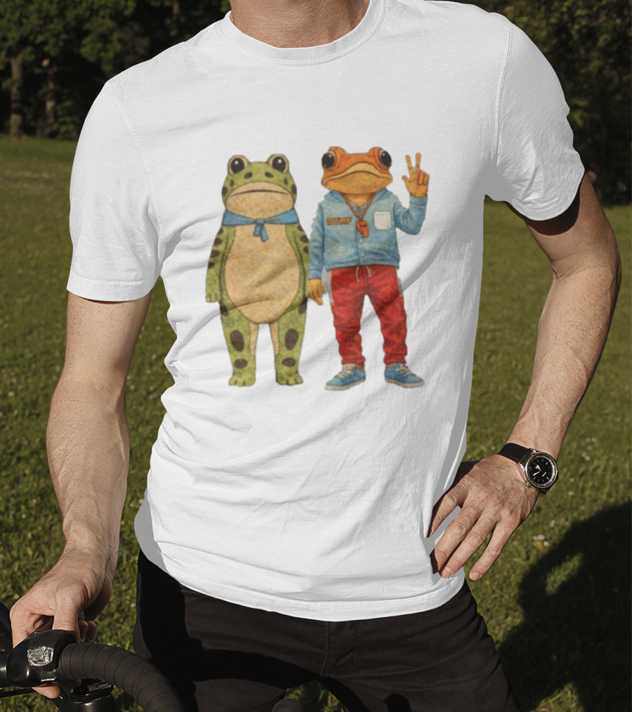 Sapo Concho Portland Frog Amigos Anti ICE Vibrant Cartoon T-Shirt