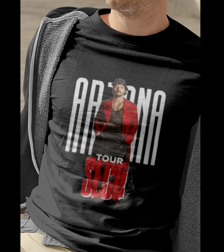 Arjona SECO Tour 2026 Red Jacket Black Hat T-Shirt