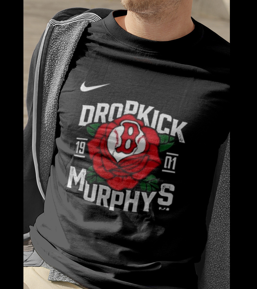 Nike Dropkick Murphys Boston Red Sox 1901 Rose T-Shirt