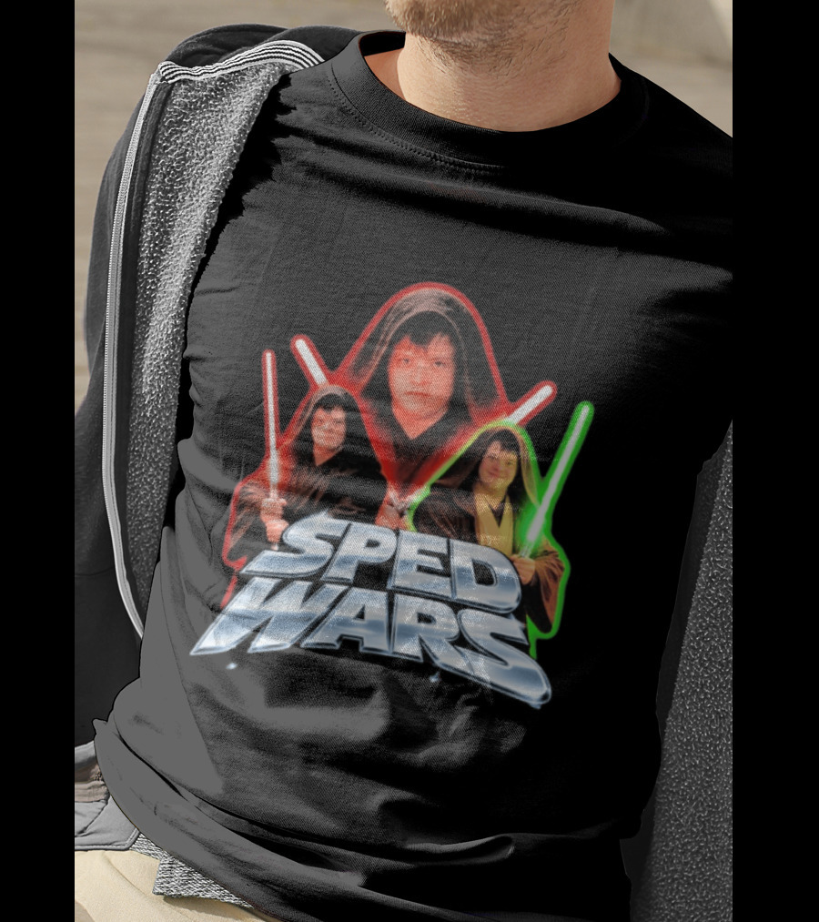 SPED WARS Lightsaber Down Syndrome Jedi T-Shirt