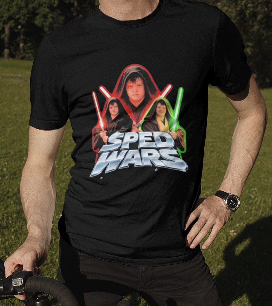 SPED WARS Lightsaber Down Syndrome Jedi T-Shirt
