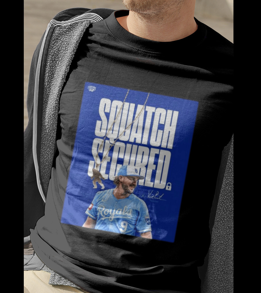 Squatch Secured Vinnie Pasquantino Royals Signature Collection T-Shirt