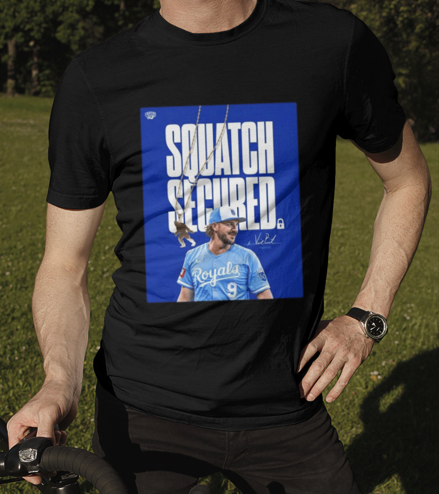 Squatch Secured Vinnie Pasquantino Royals Signature Collection T-Shirt